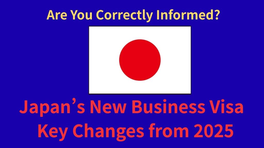 Japan's New Business Visa
