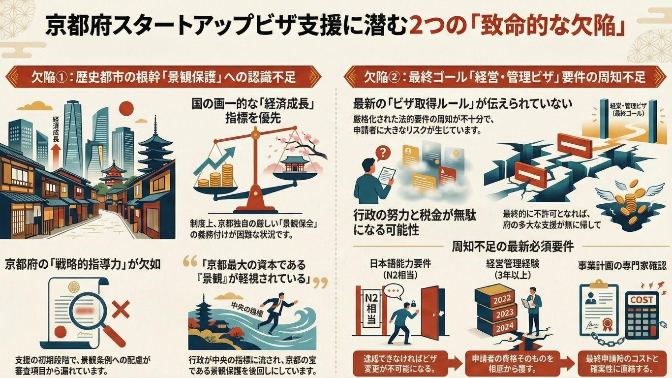 京都　スタートアップビザ支援