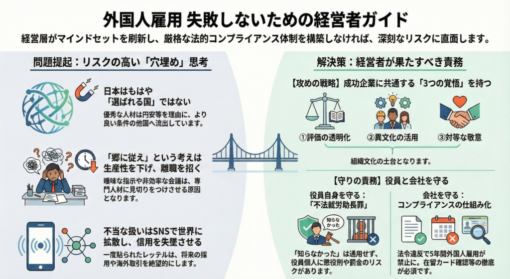 外国人雇用　経営者マインドセット